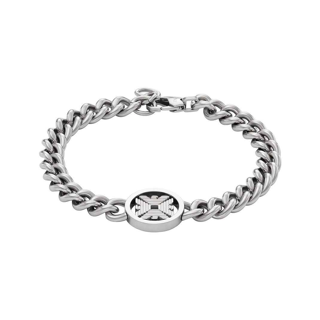 EMPORIO ARMANI Серебряный браслет из нержавеющей стали для мужчин
EMPORIO ARMANI Серебряный браслет из нержавеющей стали для мужчин