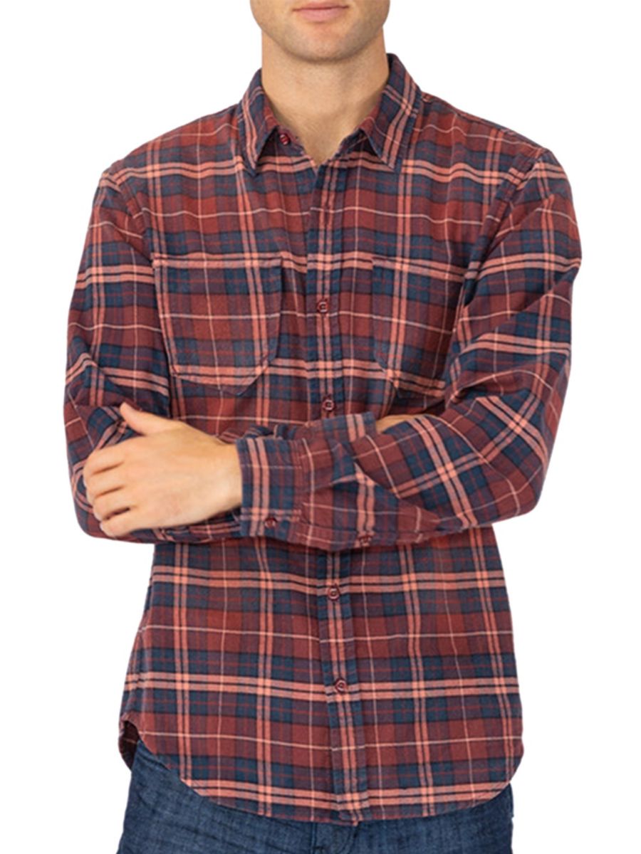 Клетчатая рубашка с длинным рукавом Stitch's Jeans, бордовый
Клетчатая рубашка с длинным рукавом Stitch's Jeans, бордовый