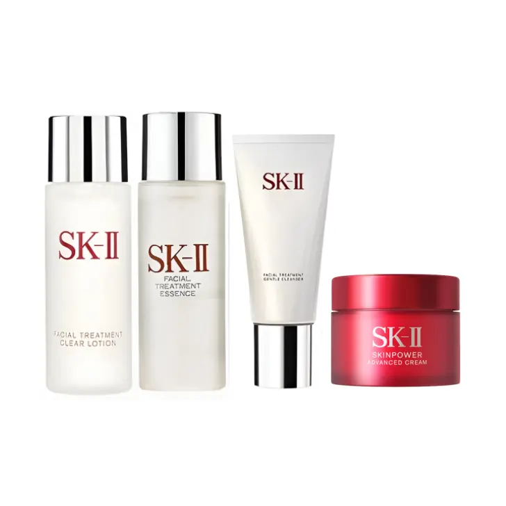 SK-II SK II Sample Set: Лосьон Goddess Water Clear и сыворотки-кремы в красном флаконе для увлажнения и питания
SK-II SK II Sample Set: Лосьон Goddess Water Clear и сыворотки-кремы в красном флаконе для увлажнения и питания