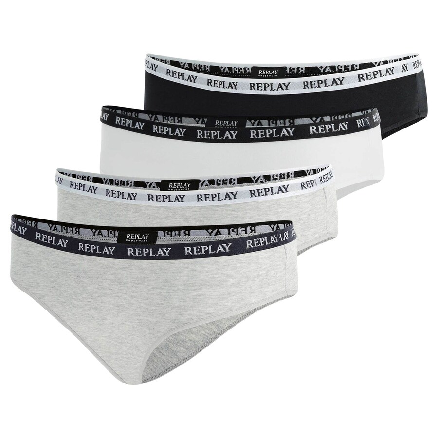 Трусики REPLAY, цвет Grey/Black
Трусики REPLAY, цвет Grey/Black