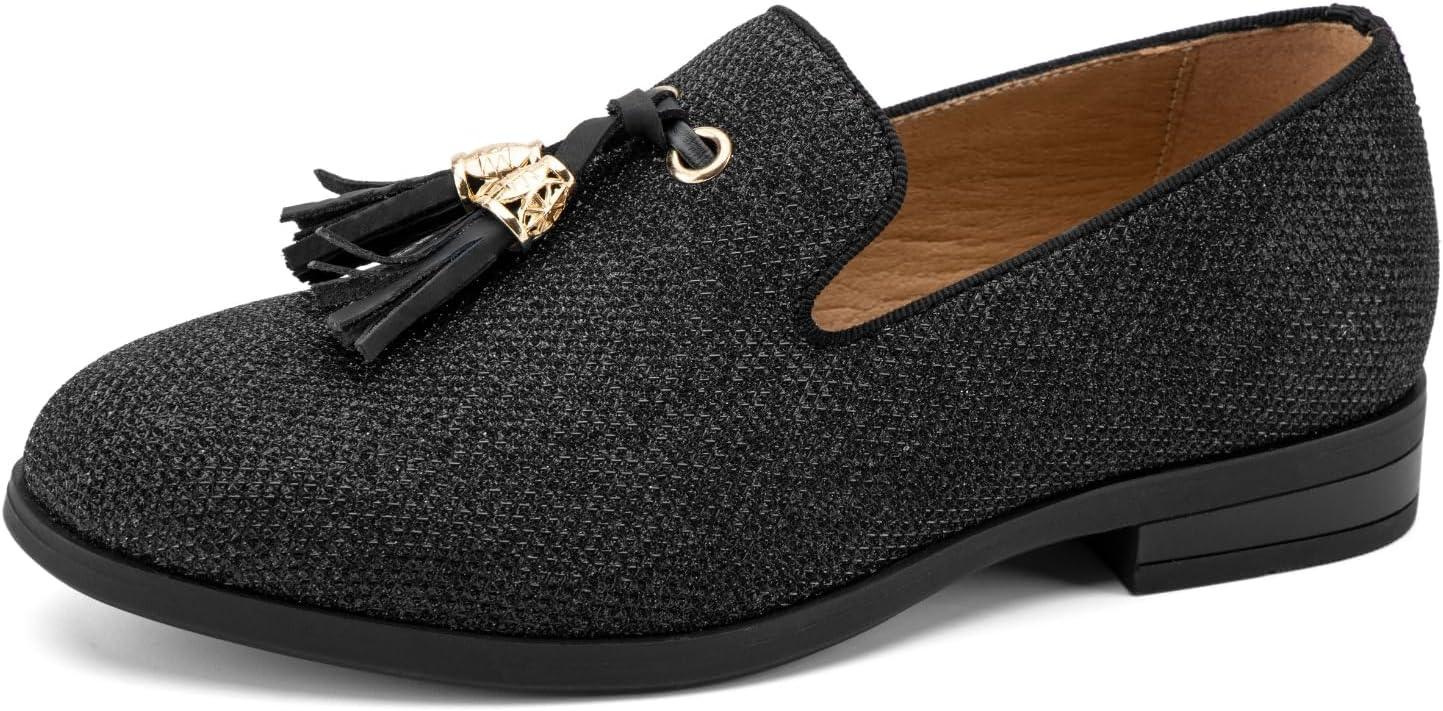 Кожаные лоферы JITAI для мальчиков, черный
Кожаные лоферы JITAI для мальчиков, черный