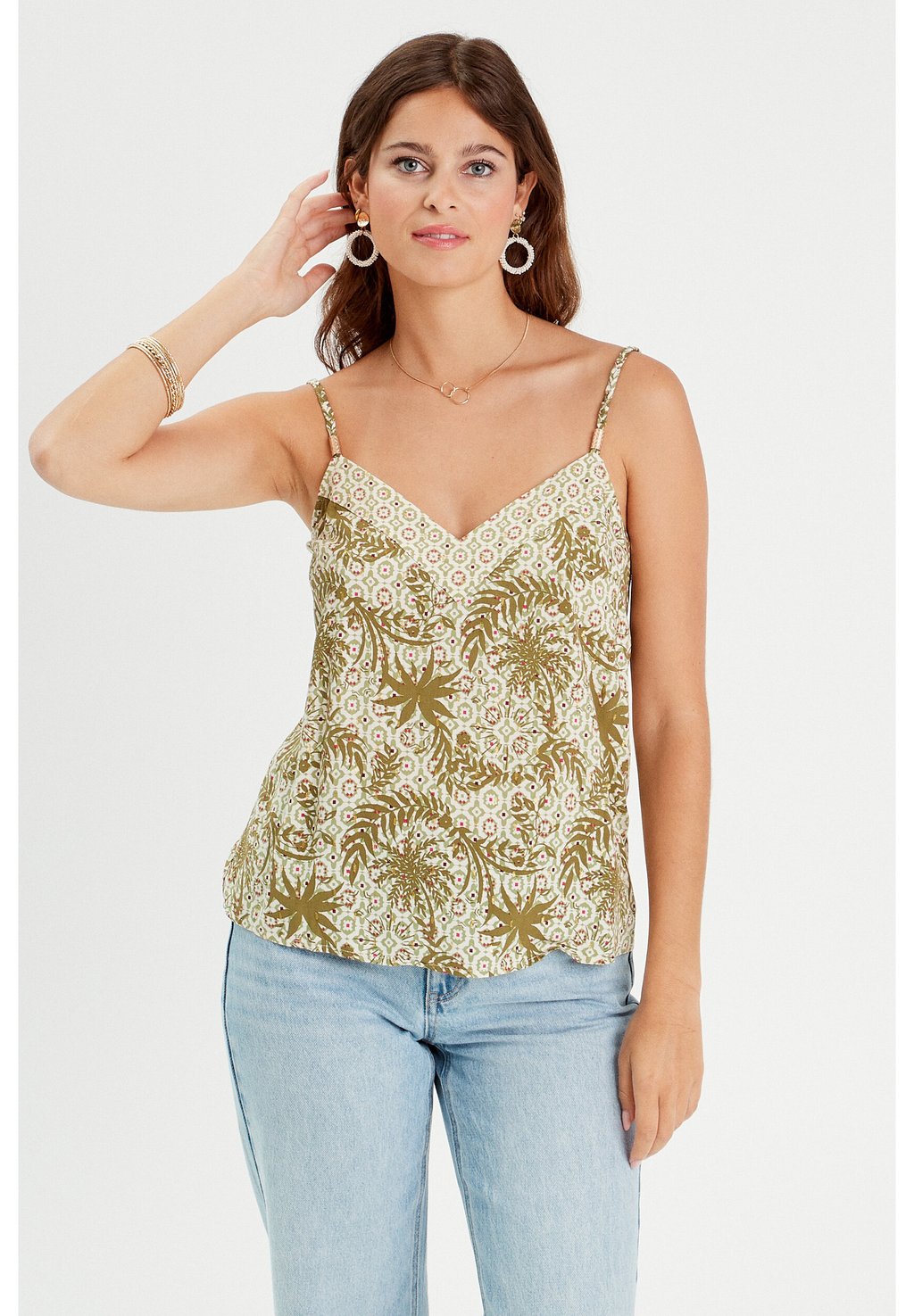 Топ NARROW STRAPS Cache Cache, белый
Топ NARROW STRAPS Cache Cache, белый