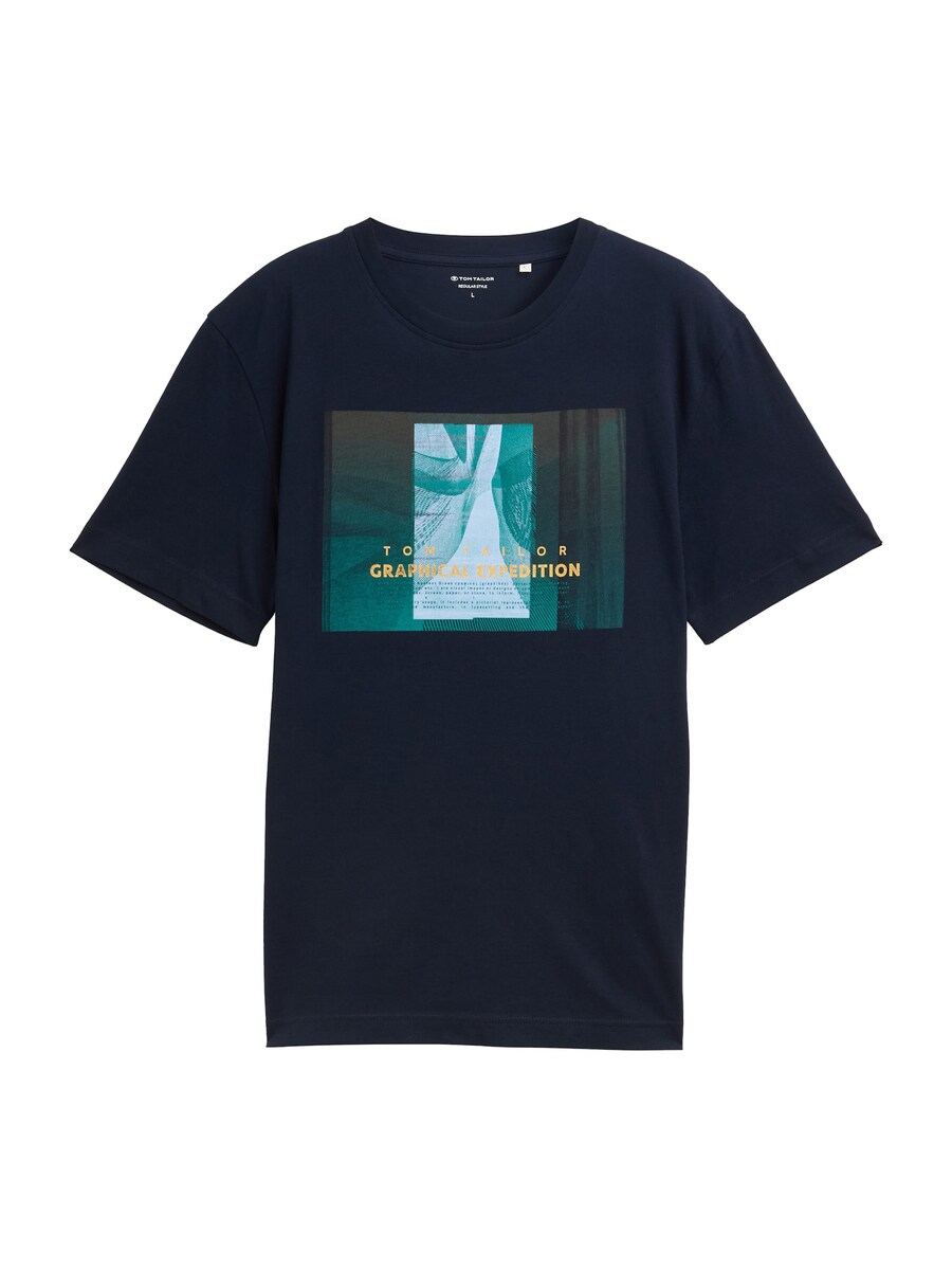 Рубашка TOM TAILOR, темно-синий 
Рубашка TOM TAILOR, темно-синий