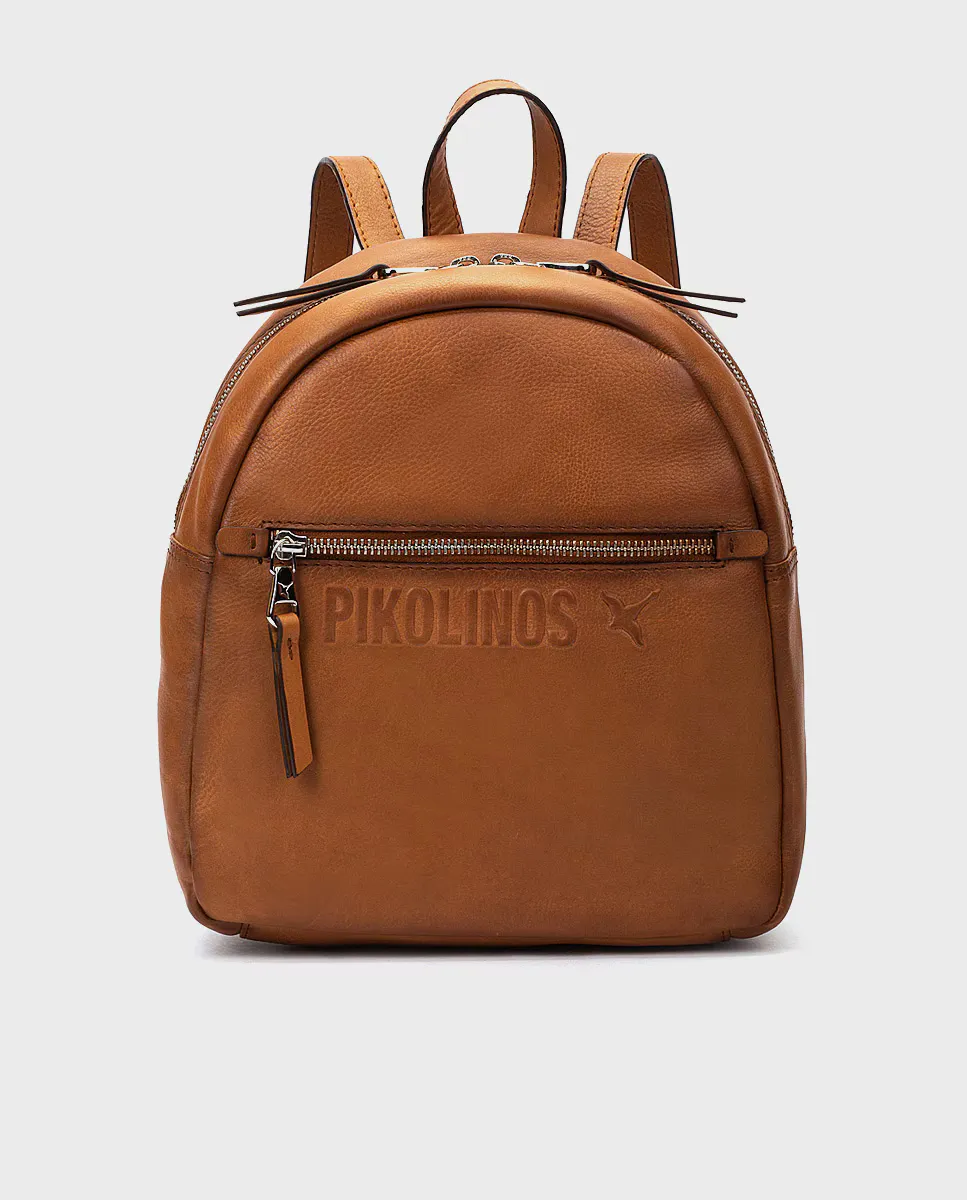 Женский кожаный рюкзак с застежкой-молнией Pikolinos, коричневый
Женский кожаный рюкзак с застежкой-молнией Pikolinos, коричневый