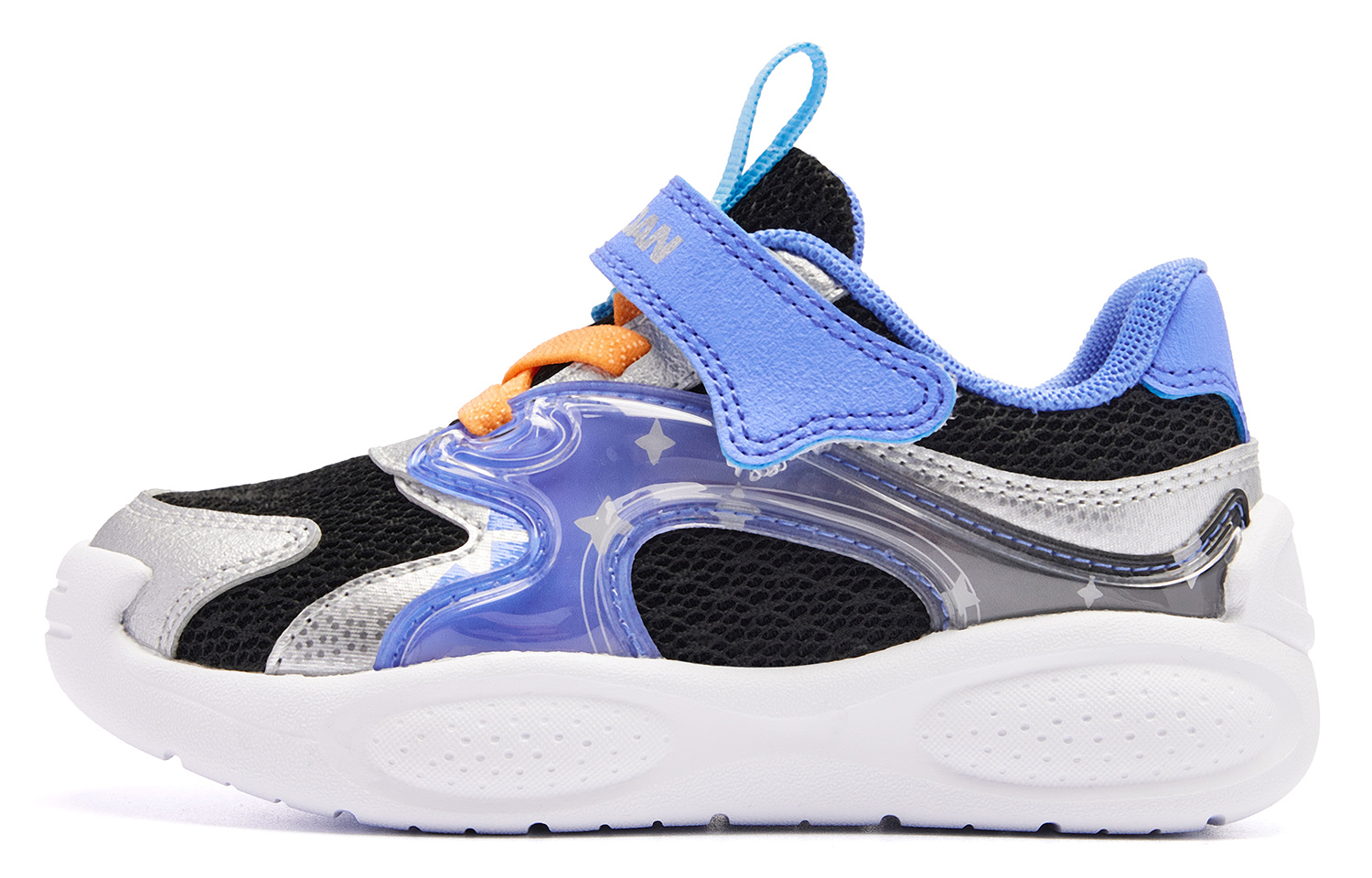 QIAODAN Низкие детские ботинки black silver для малышей
QIAODAN Низкие детские ботинки black silver для малышей