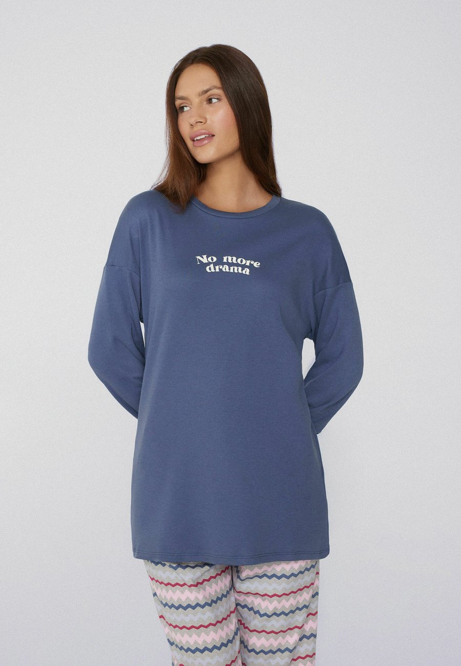 Пижамный топ Tezenis Pyjama top, Blue/Dyed Denim
Пижамный топ Tezenis Pyjama top, Blue/Dyed Denim