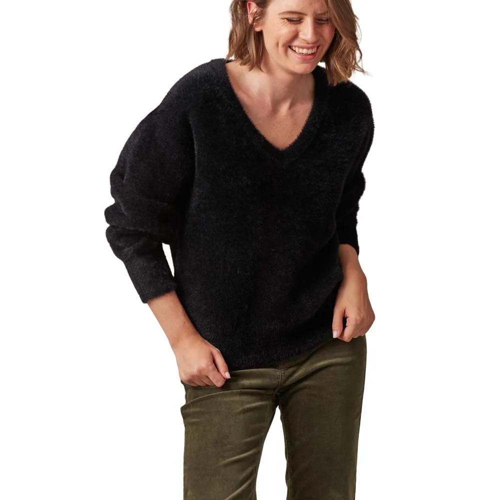 Роскошный свитер Loubiana с V-образным вырезом Deeluxe, черный
Роскошный свитер Loubiana с V-образным вырезом Deeluxe, черный