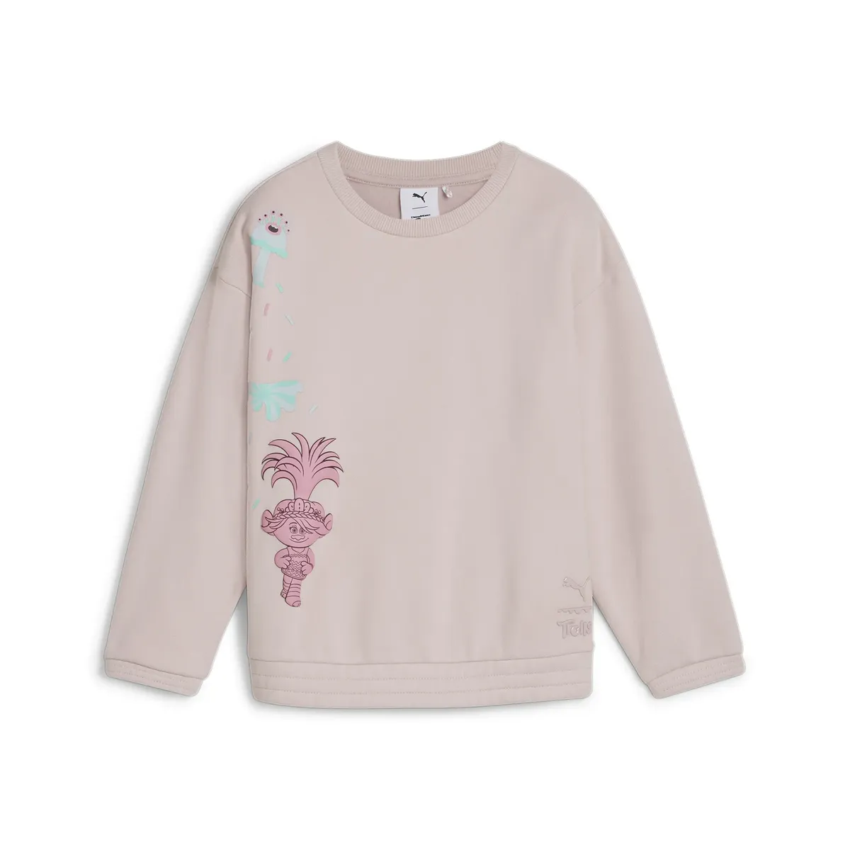 Свитер PUMA с круглым вырезом "PUMA x Trolls Graphic Sweatshirt Boys", розовый
Свитер PUMA с круглым вырезом "PUMA x Trolls Graphic Sweatshirt Boys", розовый