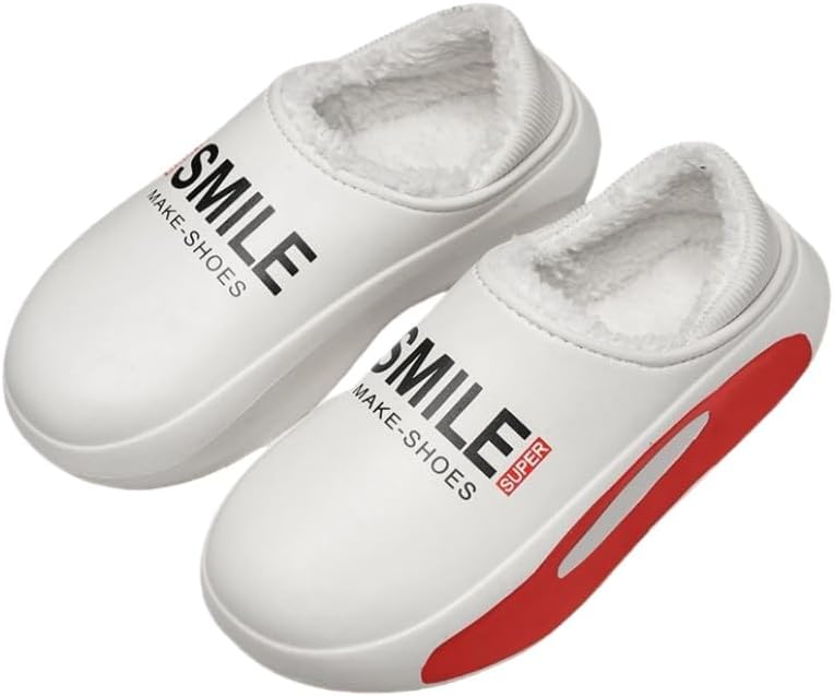 Мужские большие водонепроницаемые толстые и теплые хлопковые туфли для дома и улицы, противоскользящий дизайн, хлопковые тапочки Fmshi, белый/красный
Мужские большие водонепроницаемые толстые и теплые хлопковые туфли для дома и улицы, противоскользящий дизайн, хлопковые тапочки Fmshi, белый/красный