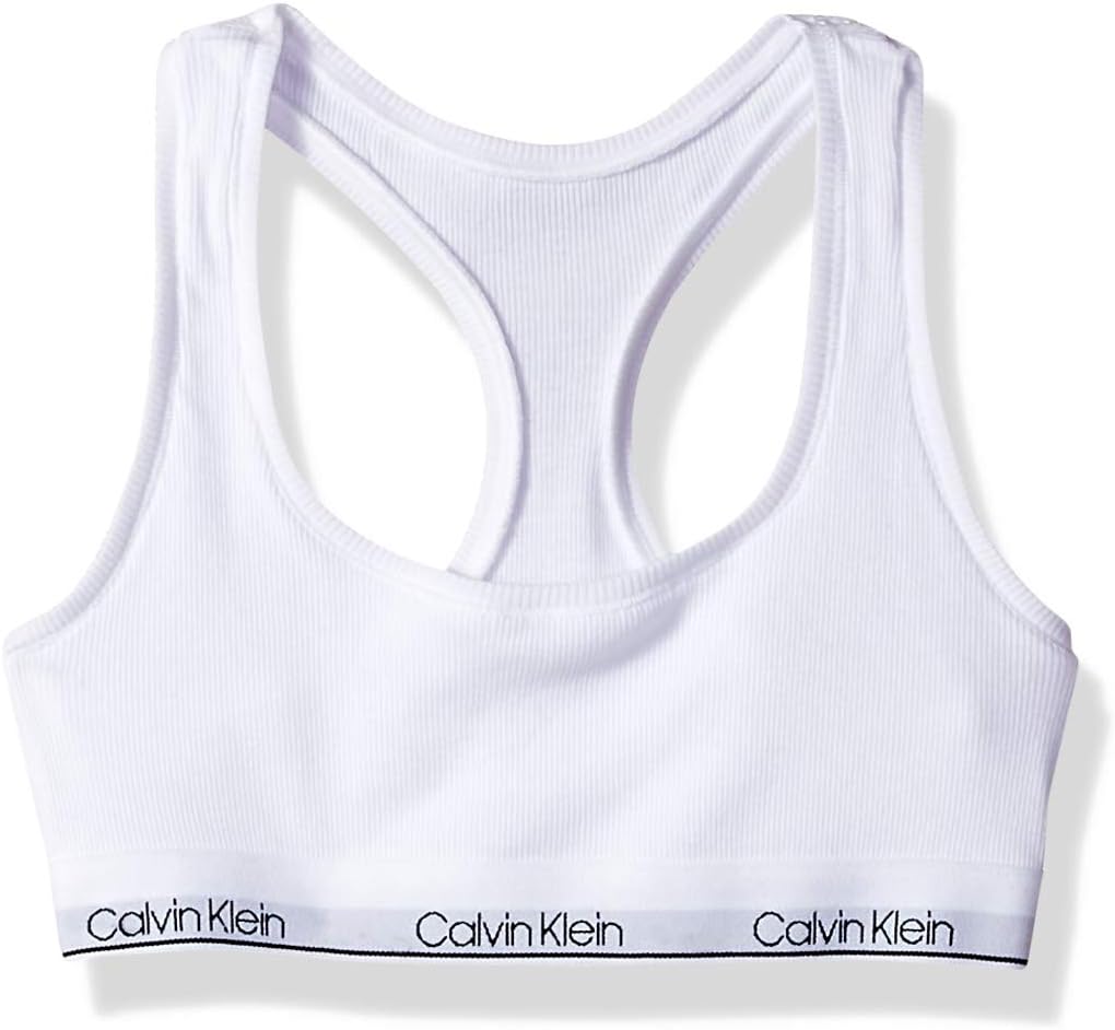 Современный хлопковый бюстгальтер-бралетт Calvin Klein для девочек, Rib - Classic White
Современный хлопковый бюстгальтер-бралетт Calvin Klein для девочек, Rib - Classic White