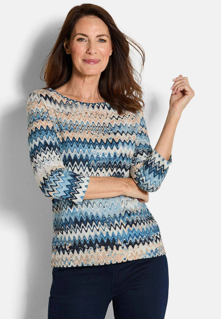 Топ GOLDNER MIT 3/4-ÄRMELN, Blue Patterned/Blue
Топ GOLDNER MIT 3/4-ÄRMELN, Blue Patterned/Blue