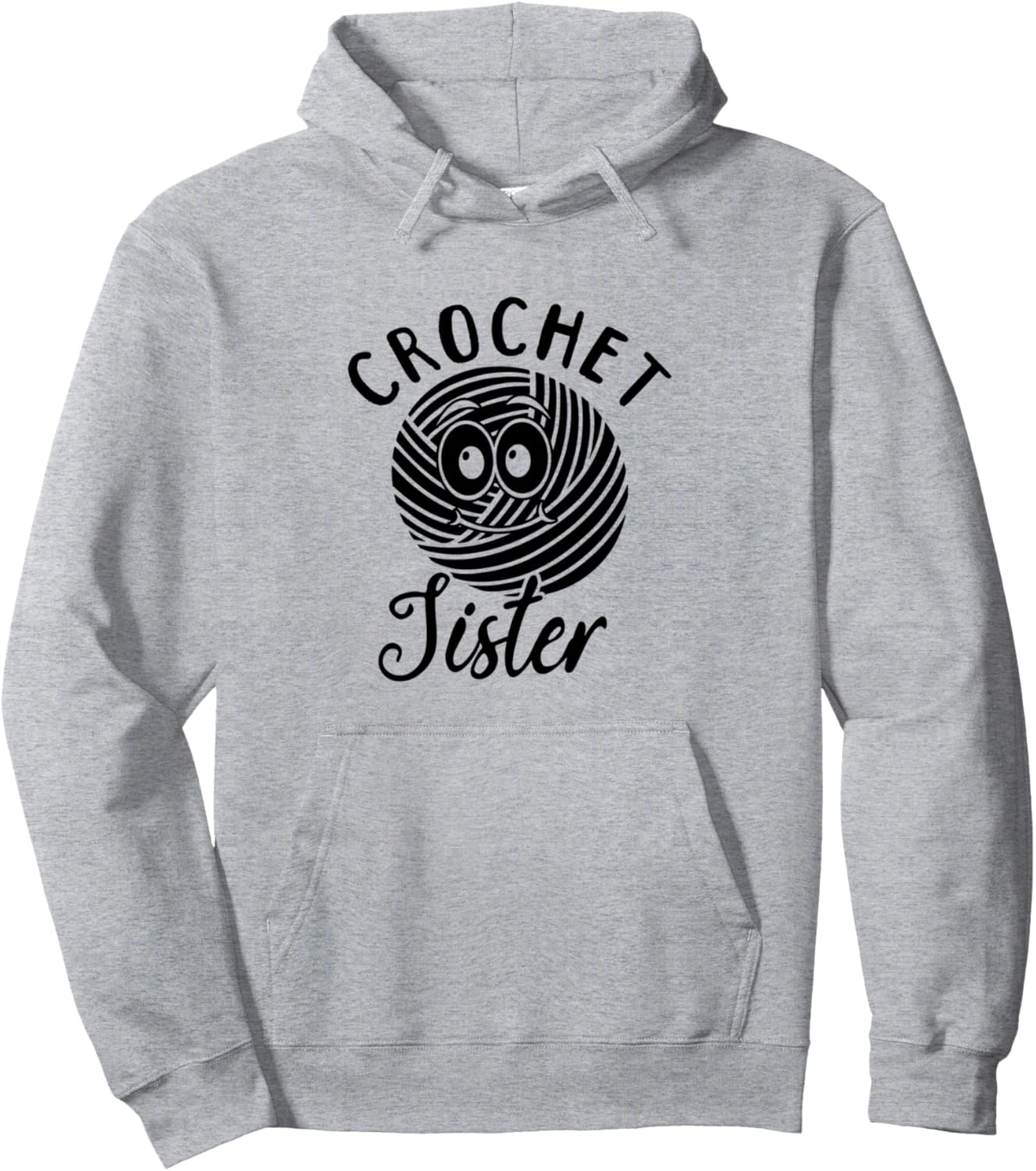 Вязаная сестра, вязаная сестра, худи Crochet Sister, серый
Вязаная сестра, вязаная сестра, худи Crochet Sister, серый