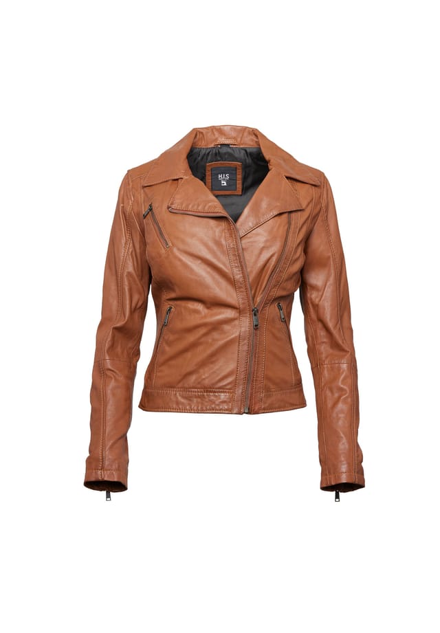 Кожаная куртка H.I.S, цвет cognac
Кожаная куртка H.I.S, цвет cognac