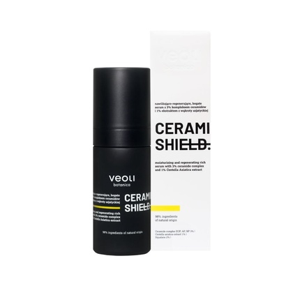 Увлажняющая и регенерирующая сыворотка Ceramide Shield, насыщенный вкус, 30 мл. Veoli Botanica
Увлажняющая и регенерирующая сыворотка Ceramide Shield, насыщенный вкус, 30 мл. Veoli Botanica