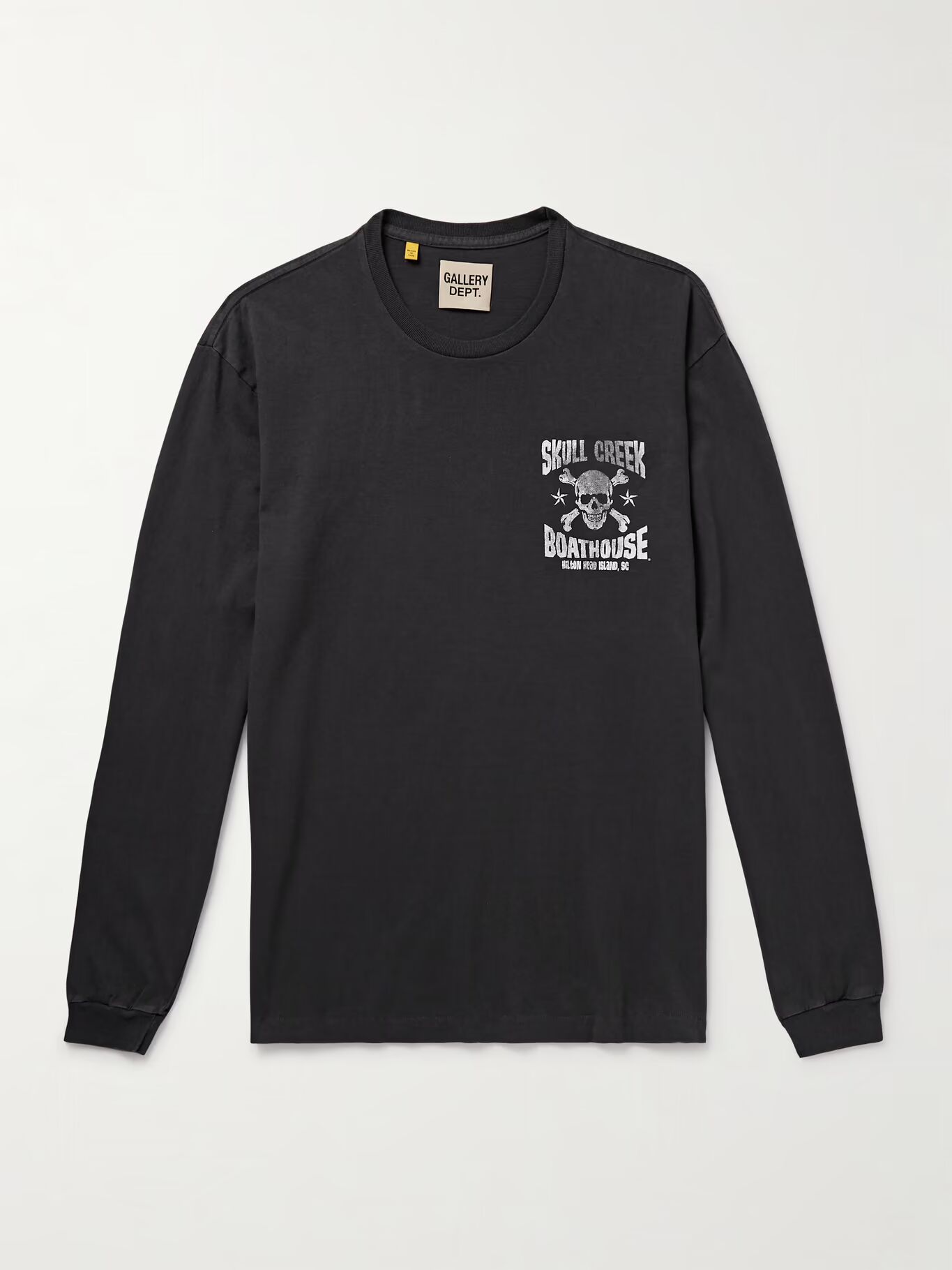 Футболка из хлопкового джерси с принтом логотипа Skull Creek GALLERY DEPT., темно-серый
Футболка из хлопкового джерси с принтом логотипа Skull Creek GALLERY DEPT., темно-серый