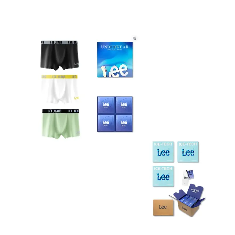 Мужские трусы боксеры упаковка 3 штуки Lee, светло-зеленый
Мужские трусы боксеры упаковка 3 штуки Lee, светло-зеленый