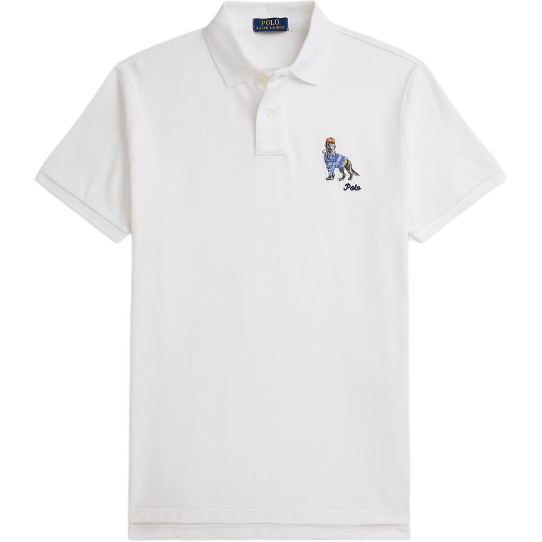 Поло с вышивкой собаки Polo Ralph Lauren, белый
Поло с вышивкой собаки Polo Ralph Lauren, белый