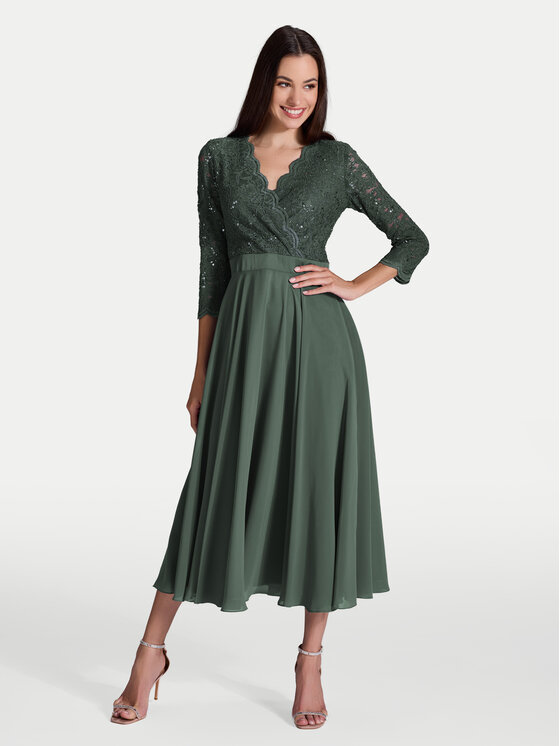 Коктейльное платье regular fit 5AE29100 Swing, зеленый
Коктейльное платье regular fit 5AE29100 Swing, зеленый