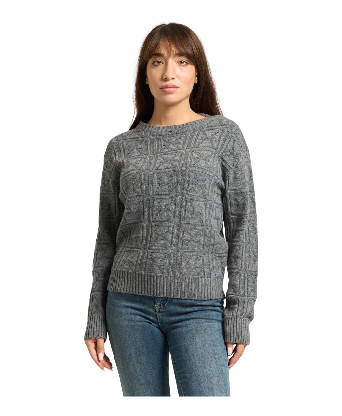 Свитер с вышивкой логотипа по всей поверхности. Richmond, серый
Свитер с вышивкой логотипа по всей поверхности. Richmond, серый