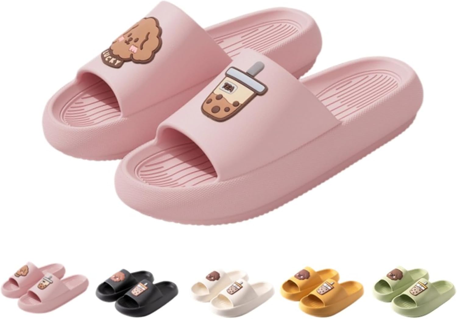 Тапочки Japado для женщин и мужчин с милым мультяшным дизайном, для душа, плавания и пляжа, из ЭВА, с противоскользящей подошвой, для дома и улицы, с мягкой толстой подошвой, розовый
Тапочки Japado для женщин и мужчин с милым мультяшным дизайном, для душа, плавания и пляжа, из ЭВА, с противоскользящей подошвой, для дома и улицы, с мягкой толстой подошвой, розовый