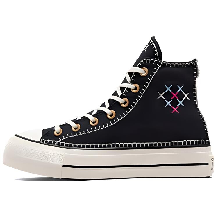 Chuck Taylor All Star Canvas Shoes Women's High-top White/Metallic Gold Coin/Black Converse
Chuck Taylor All Star Canvas Shoes Women's High-top White/Metallic Gold Coin/Black Converse