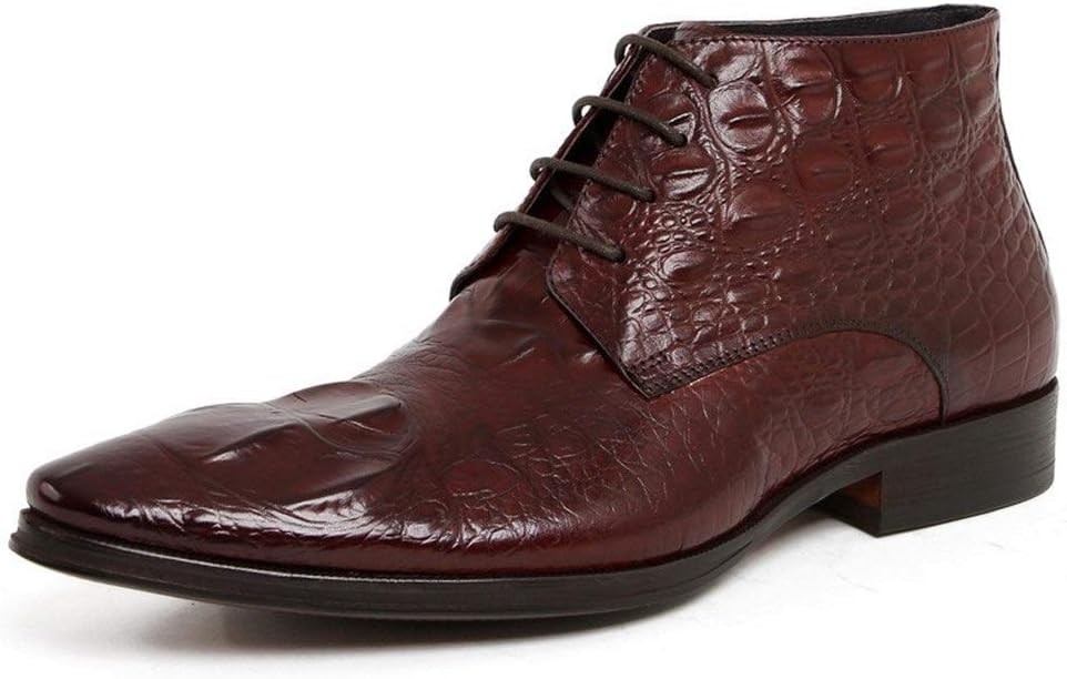 Мужские высокие ботинки Rui Landed, деловой стиль Derby, шнуровка, премиальная натуральная кожа с тиснением под крокодила, заостренный носок, массивный каблук, легкий уход (Цвет: красно-коричневый M US)
Мужские высокие ботинки Rui Landed, деловой стиль Derby, шнуровка, премиальная натуральная кожа с тиснением под крокодила, заостренный носок, массивный каблук, легкий уход (Цвет: красно-коричневый M US)