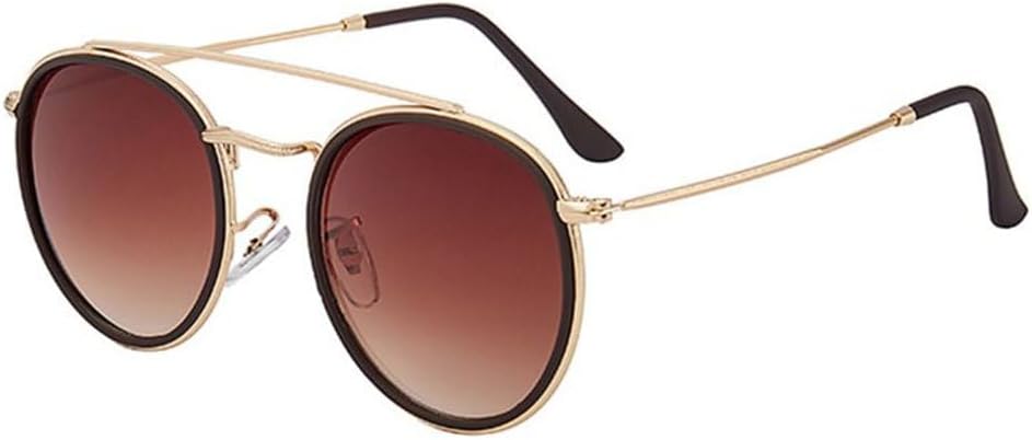 Ретро круглые металлические солнцезащитные очки для мужчин и женщин в стиле стимпанк, металлическая оправа, модные очки с защитой от УФ-излучения UV400 TYUVIVO, Gold Doubletea
Ретро круглые металлические солнцезащитные очки для мужчин и женщин в стиле стимпанк, металлическая оправа, модные очки с защитой от УФ-излучения UV400 TYUVIVO, Gold Doubletea