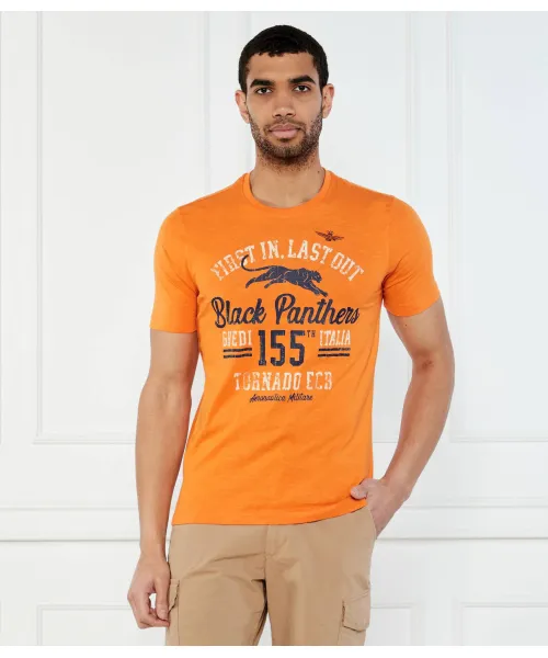 Футболка Regular fit Aeronautica Militare, оранжевый 
Футболка Regular fit Aeronautica Militare, оранжевый