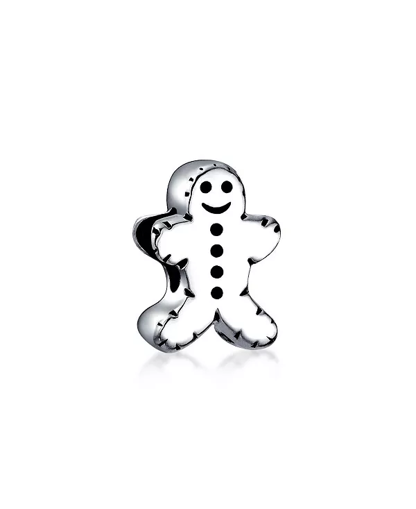 Рождественская подвеска в форме пряничного человечка из стерлингового серебра для браслетов Bling Jewelry, silver
Рождественская подвеска в форме пряничного человечка из стерлингового серебра для браслетов Bling Jewelry, silver