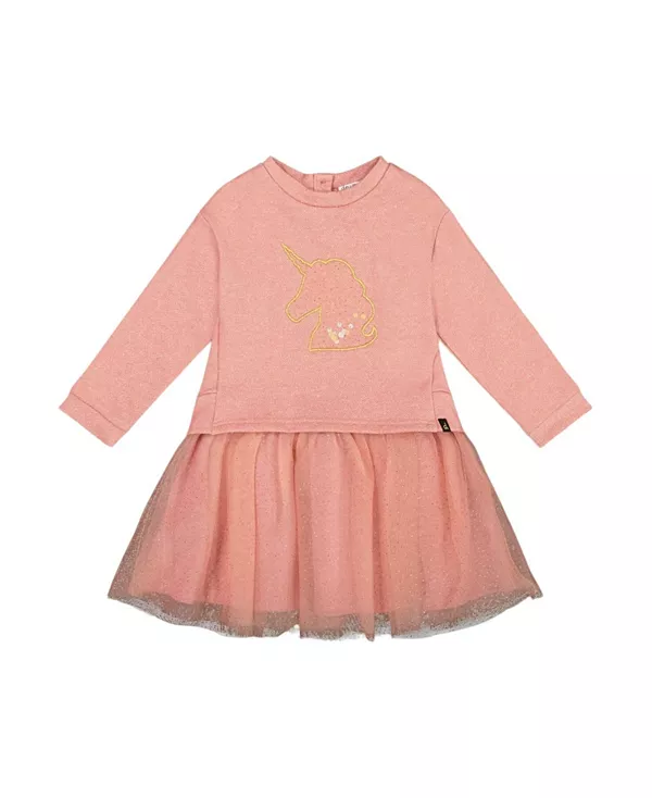 Двухслойное платье для девочек с сетчатой юбкой - для малышки Deux Par Deux, розовый
Двухслойное платье для девочек с сетчатой юбкой - для малышки Deux Par Deux, розовый