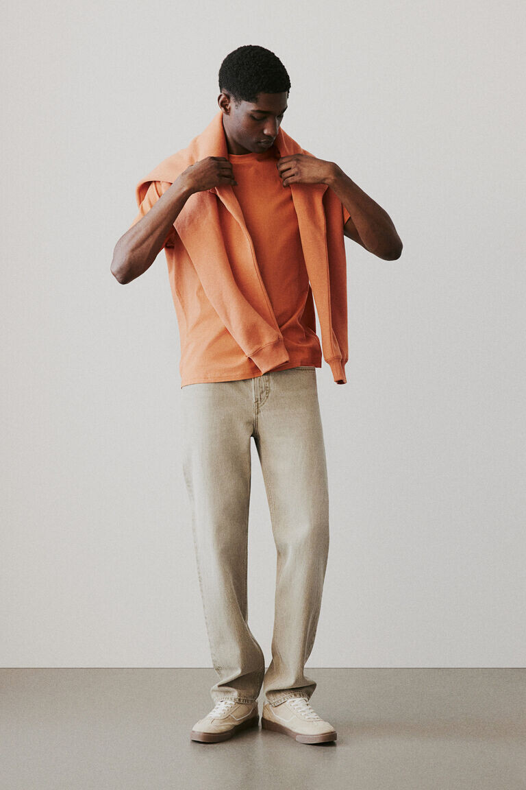 Футболка стандартного кроя H&M, оранжевый
Футболка стандартного кроя H&M, оранжевый