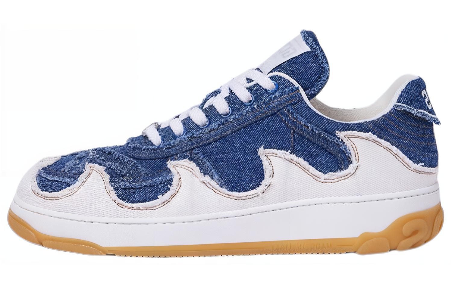 GCDS Низкие стильные мужские кроссовки для скейтбординга синего цвета
GCDS Низкие стильные мужские кроссовки для скейтбординга синего цвета