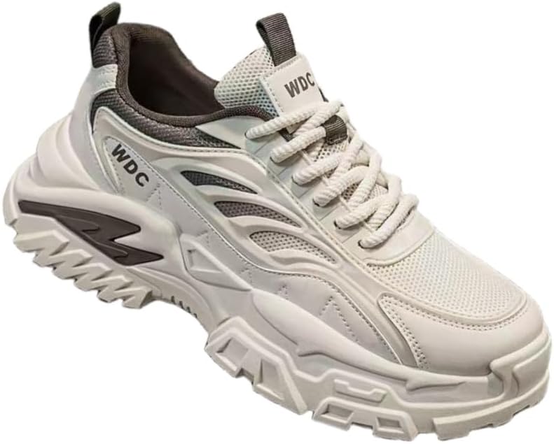 Мужские повседневные спортивные кроссовки с толстой подошвой - дышащий сетчатый материал, противоскользящие и прочные, легкие и удобные, стильные и универсальные Fmshi, бежевый
Мужские повседневные спортивные кроссовки с толстой подошвой - дышащий сетчатый материал, противоскользящие и прочные, легкие и удобные, стильные и универсальные Fmshi, бежевый