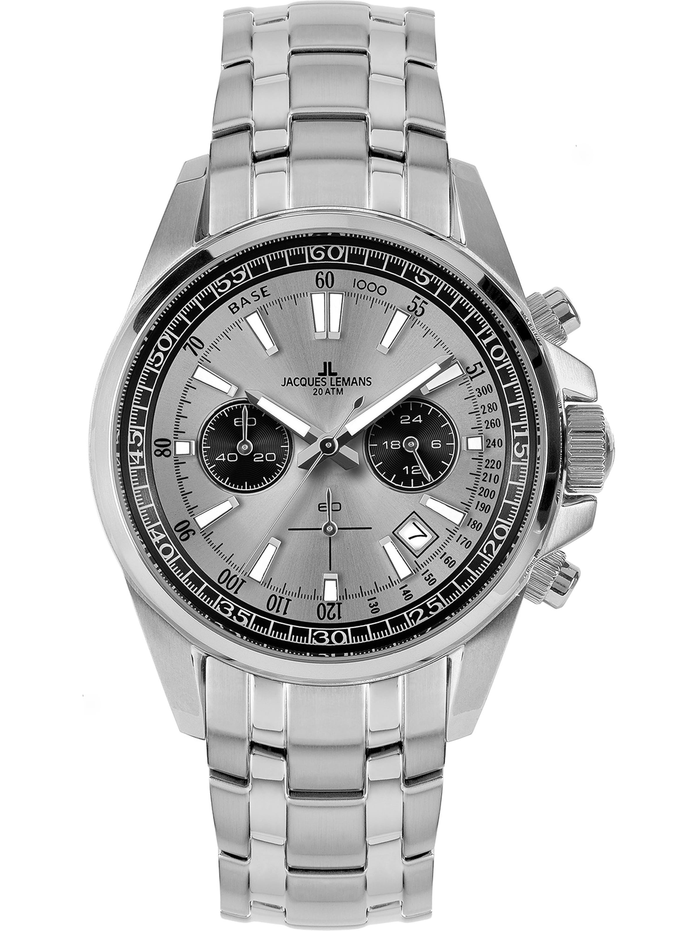 Jacques Lemans Серебряные аналоговые часы
Jacques Lemans Серебряные аналоговые часы