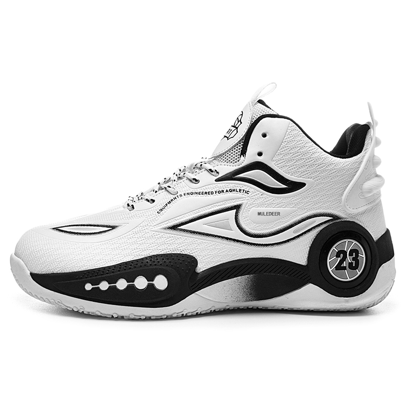 Black-tailed deer Амортизирующие баскетбольные кроссовки Black Tailed Deer с противоскользящей подошвой унисекс бело-черные, цвет White Black
Black-tailed deer Амортизирующие баскетбольные кроссовки Black Tailed Deer с противоскользящей подошвой унисекс бело-черные, цвет White Black