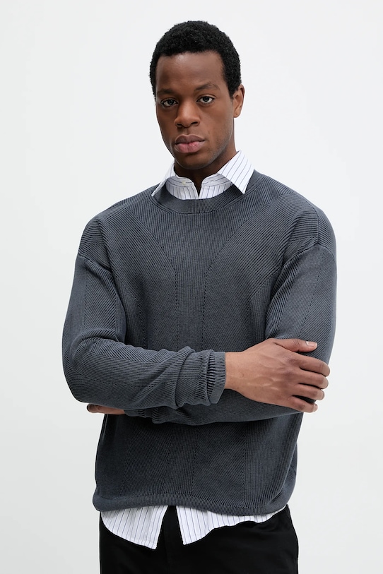 Хлопковый свитер United Colors Of Benetton, темно-синий
Хлопковый свитер United Colors Of Benetton, темно-синий