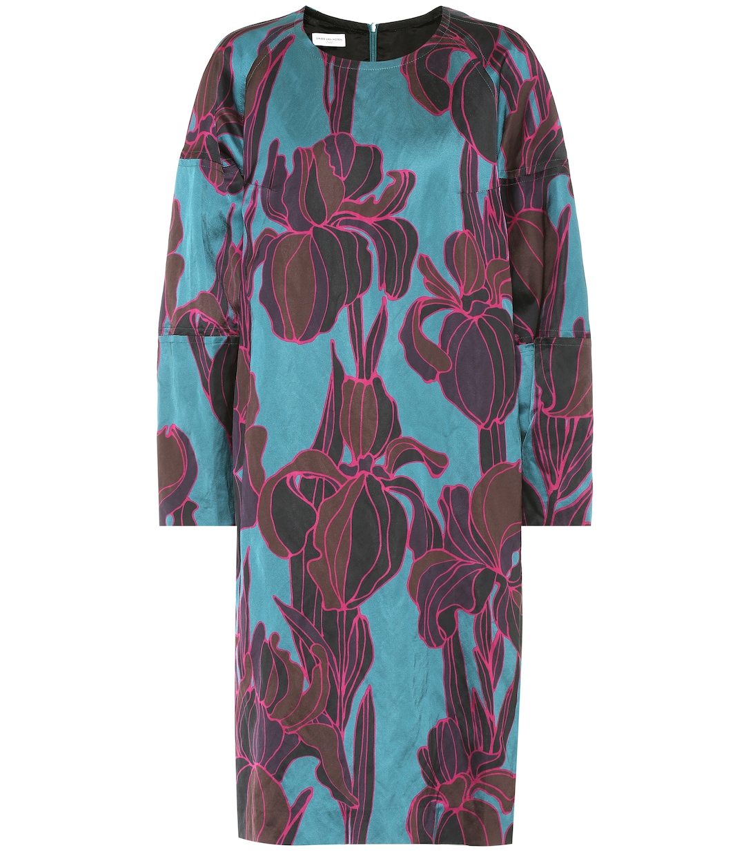 Платье с цветочным принтом из атласа Dries Van Noten, Petrol
Платье с цветочным принтом из атласа Dries Van Noten, Petrol