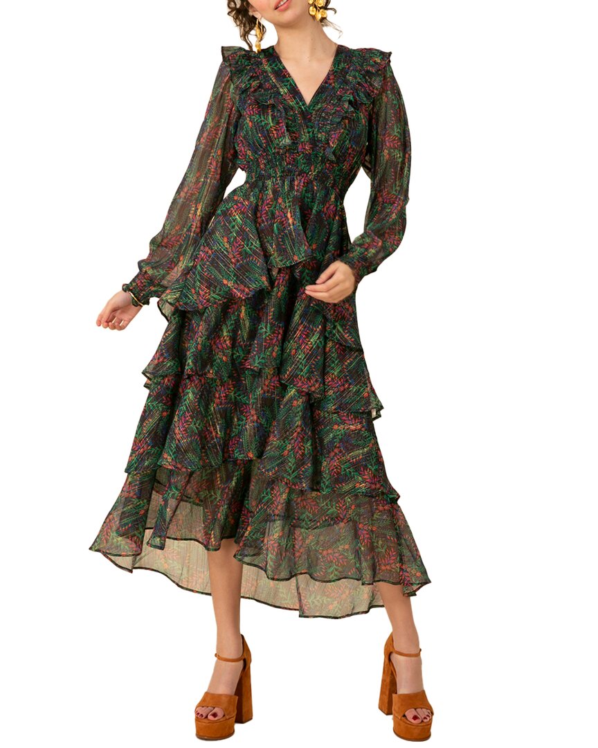 Платье Hale Bob из жаккарда с люрексом, черный
Платье Hale Bob из жаккарда с люрексом, черный