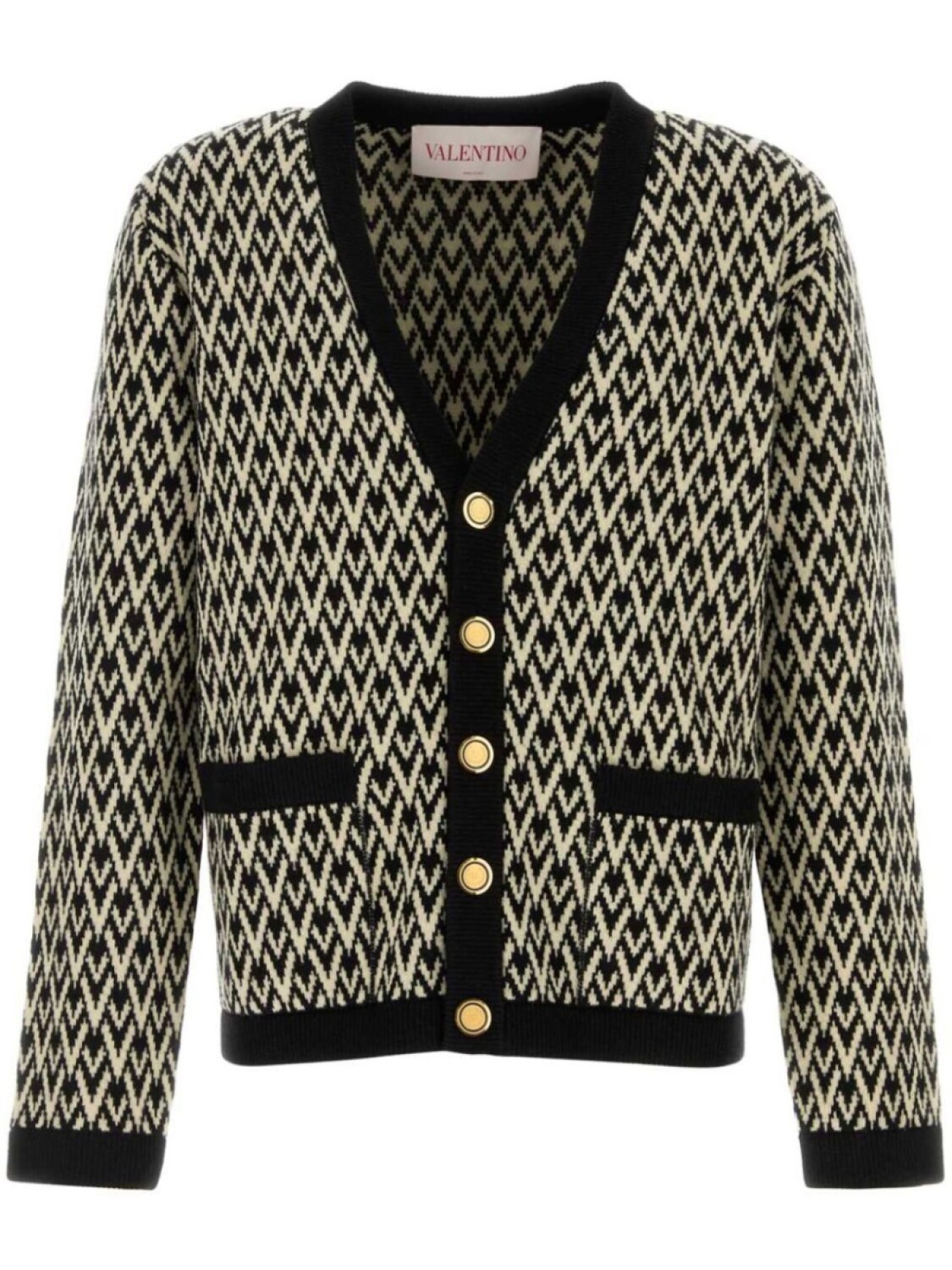 Valentino Garavani кардиган с геометричным узором, черный
Valentino Garavani кардиган с геометричным узором, черный