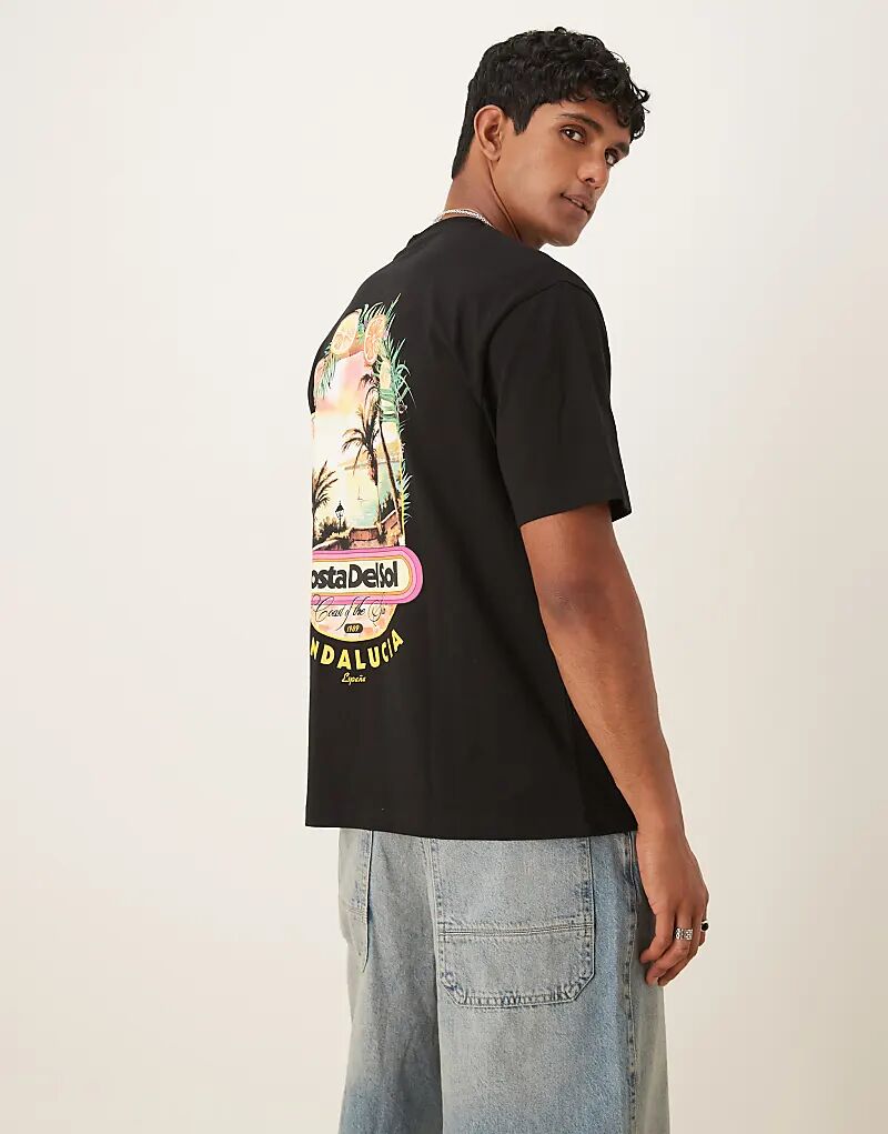 Свободная футболка ASOS DESIGN с летней графикой черного цвета
Свободная футболка ASOS DESIGN с летней графикой черного цвета