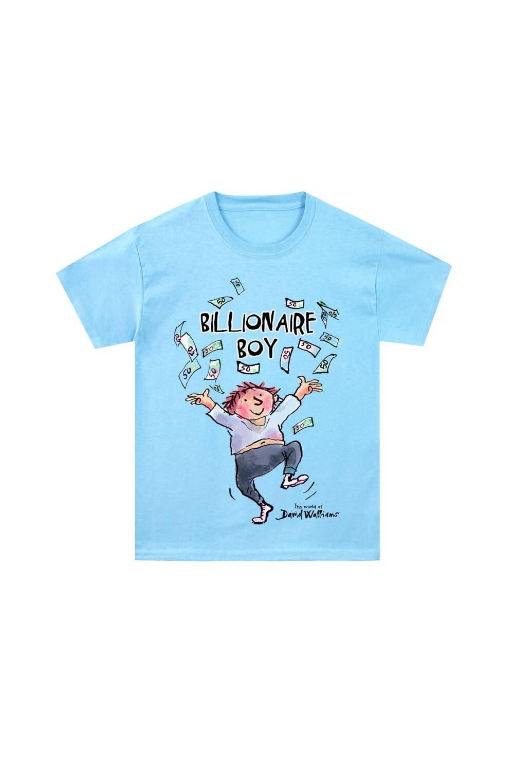Футболка мальчика-миллиардера The World of David Walliams, синий
Футболка мальчика-миллиардера The World of David Walliams, синий