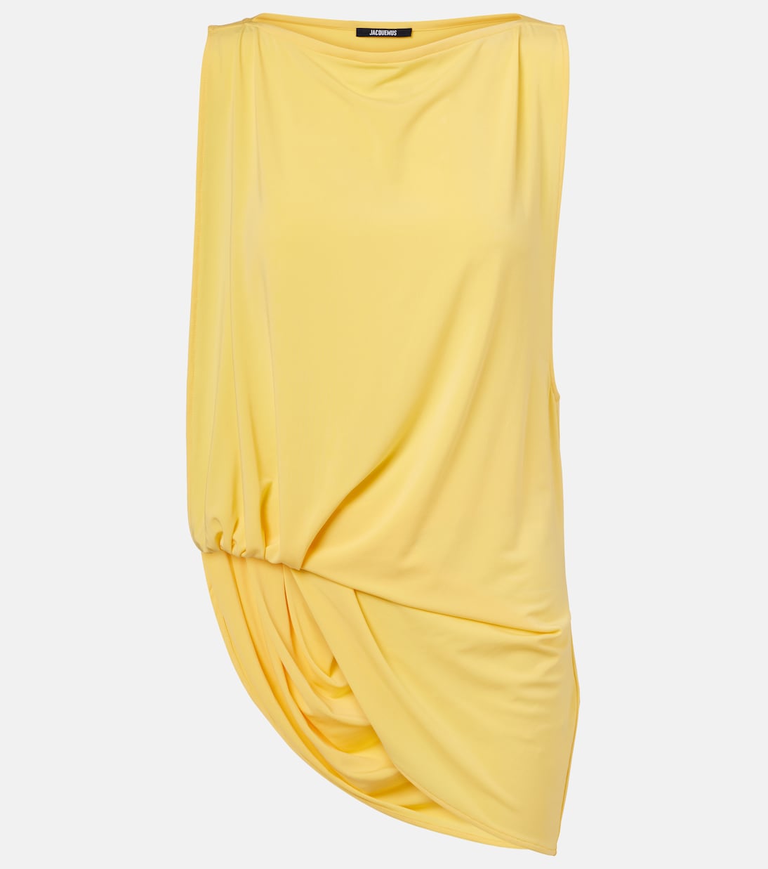 Топ из джерси с драпировкой Peplo Jacquemus, желтый
Топ из джерси с драпировкой Peplo Jacquemus, желтый