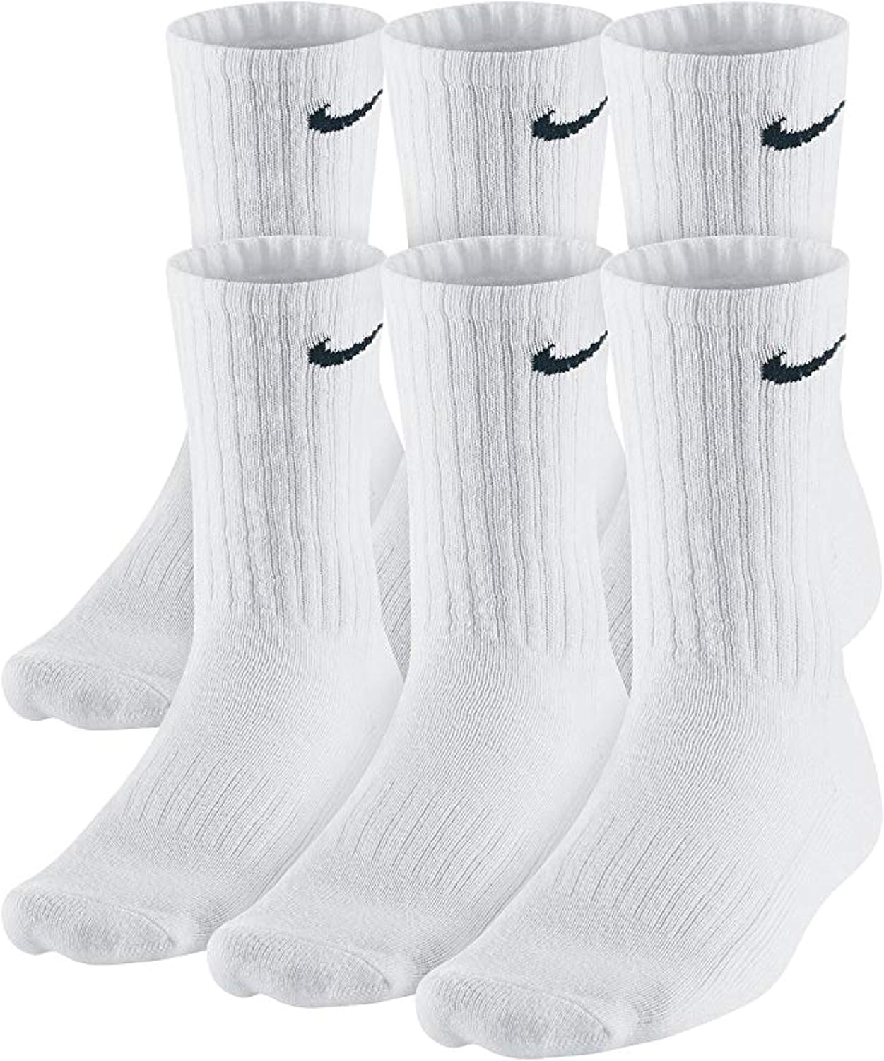 Носки унисекс для взрослых Nike Everyday Cushioned Training Crew Socks (6 пар), White
Носки унисекс для взрослых Nike Everyday Cushioned Training Crew Socks (6 пар), White