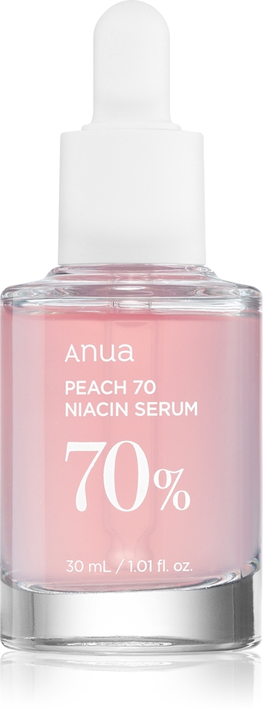 Сыворотка для сияния кожи Peach 70% Niacin Serum, увлажняющая сыворотка для расширенных пор и морщин Anua, 30 мл
Сыворотка для сияния кожи Peach 70% Niacin Serum, увлажняющая сыворотка для расширенных пор и морщин Anua, 30 мл