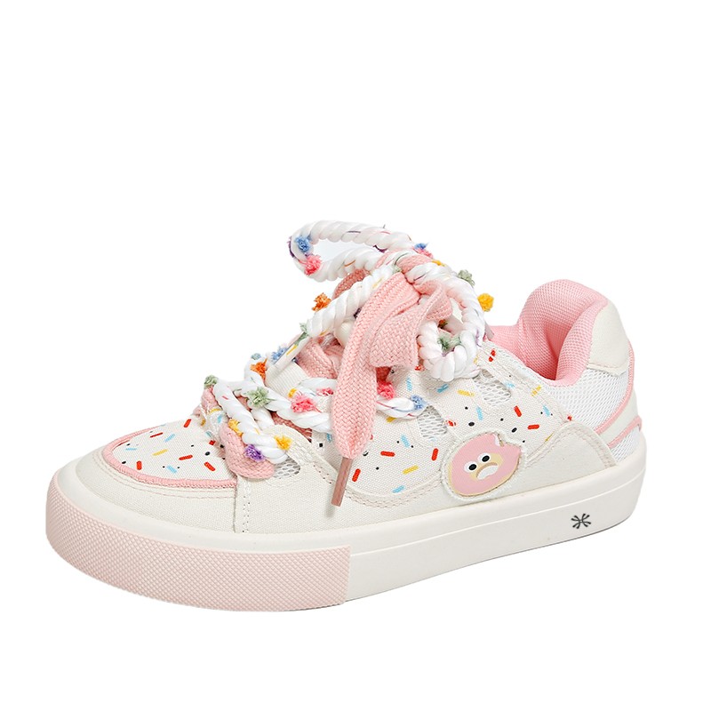 Низкие детские скейтерские кроссовки YUZHAOLIN, розовый 
Низкие детские скейтерские кроссовки YUZHAOLIN, розовый