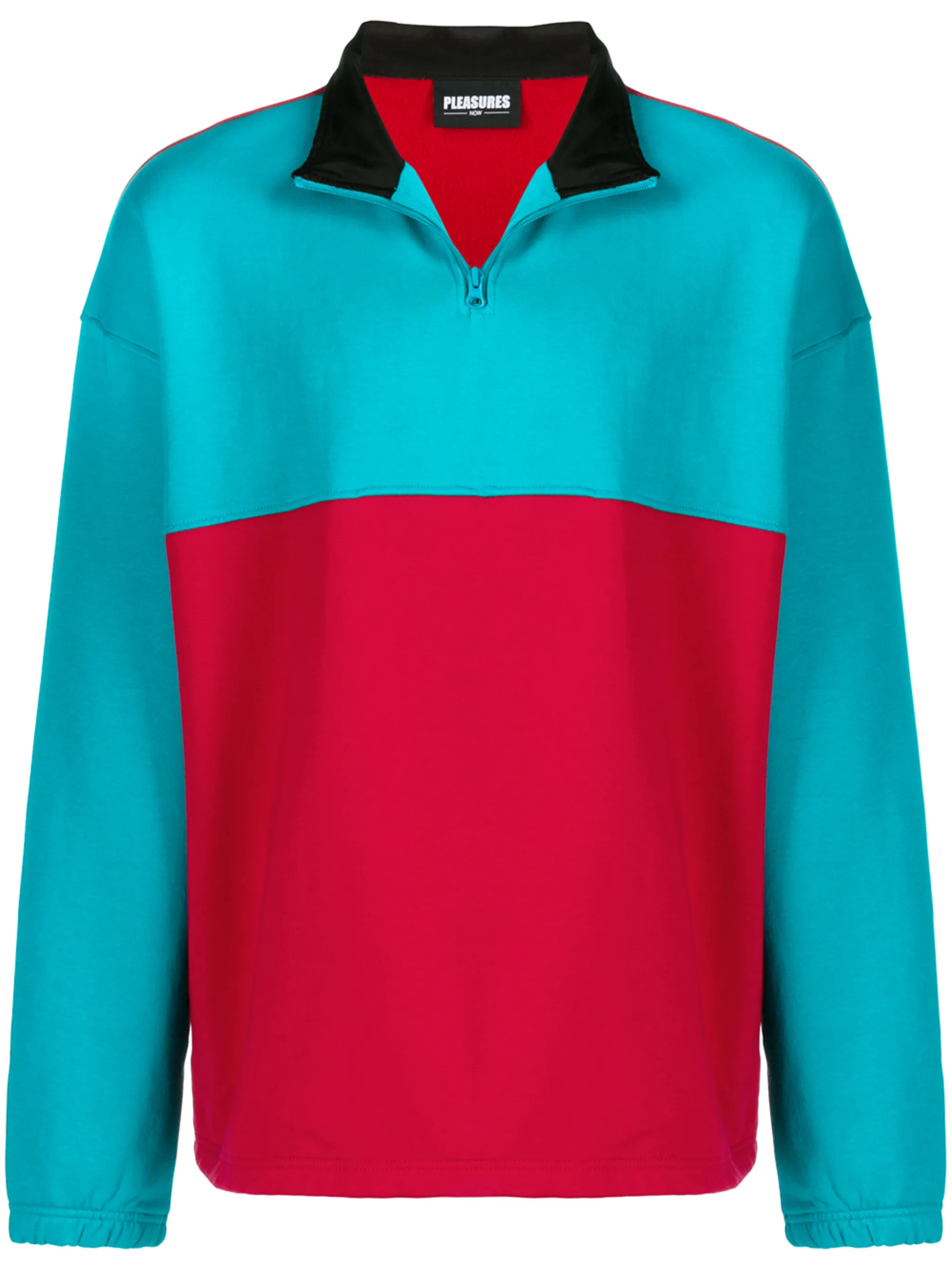 Флисовый джемпер с контрастными вставками Pleasures, красный
Флисовый джемпер с контрастными вставками Pleasures, красный