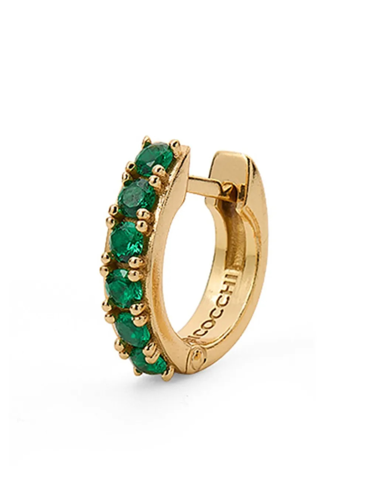 Серьга-кольцо с гравировкой логотипа Emanuele Bicocchi, золотой
Серьга-кольцо с гравировкой логотипа Emanuele Bicocchi, золотой