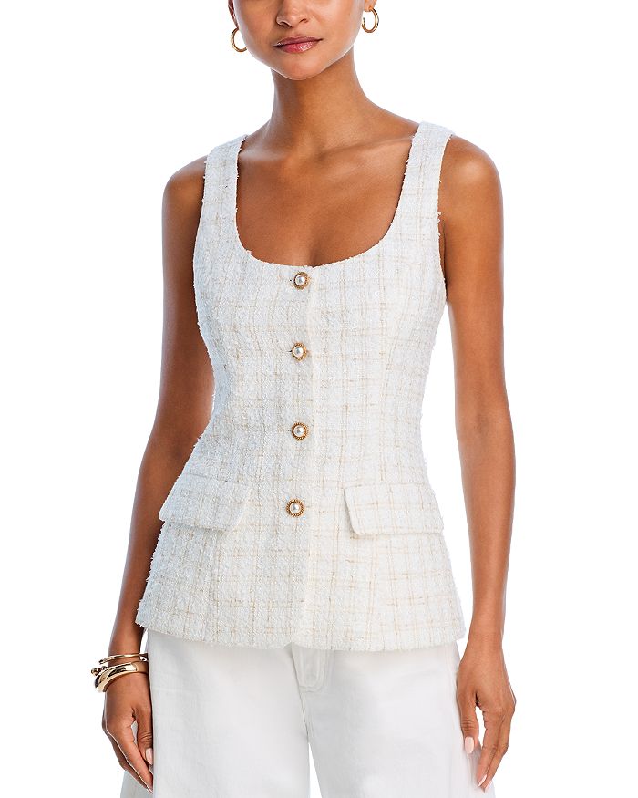 Твидовый жилет AQUA, белый
Твидовый жилет AQUA, белый