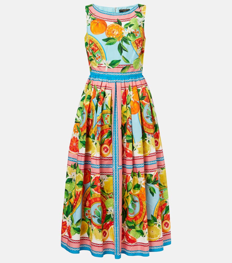 Платье миди Taormina из хлопка с принтом Dolce&Gabbana
Платье миди Taormina из хлопка с принтом Dolce&Gabbana