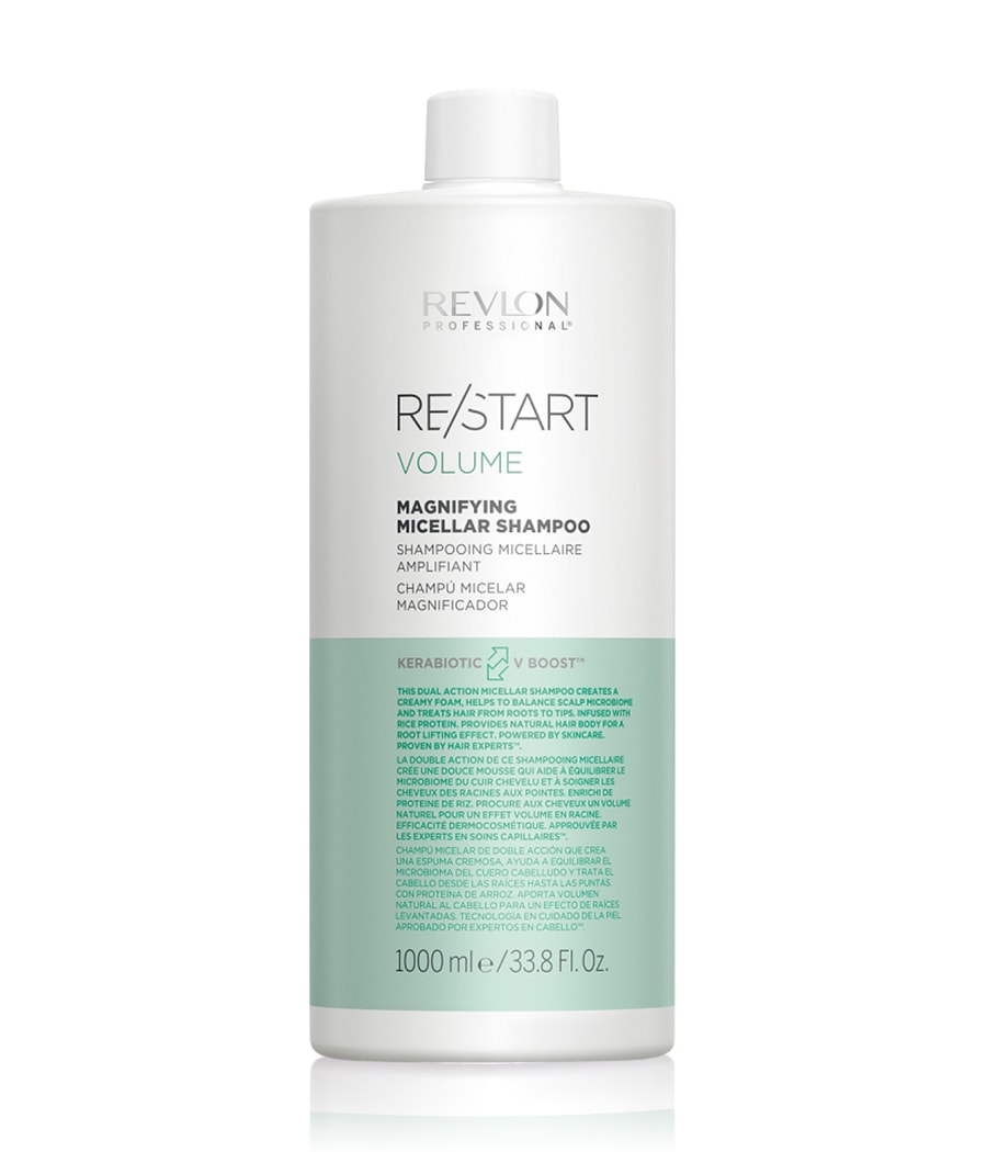 Шампунь для волос Revlon Professional Re/Start VOLUME Magnifying Micellar Shampoo, 1000 ml
Шампунь для волос Revlon Professional Re/Start VOLUME Magnifying Micellar Shampoo, 1000 ml